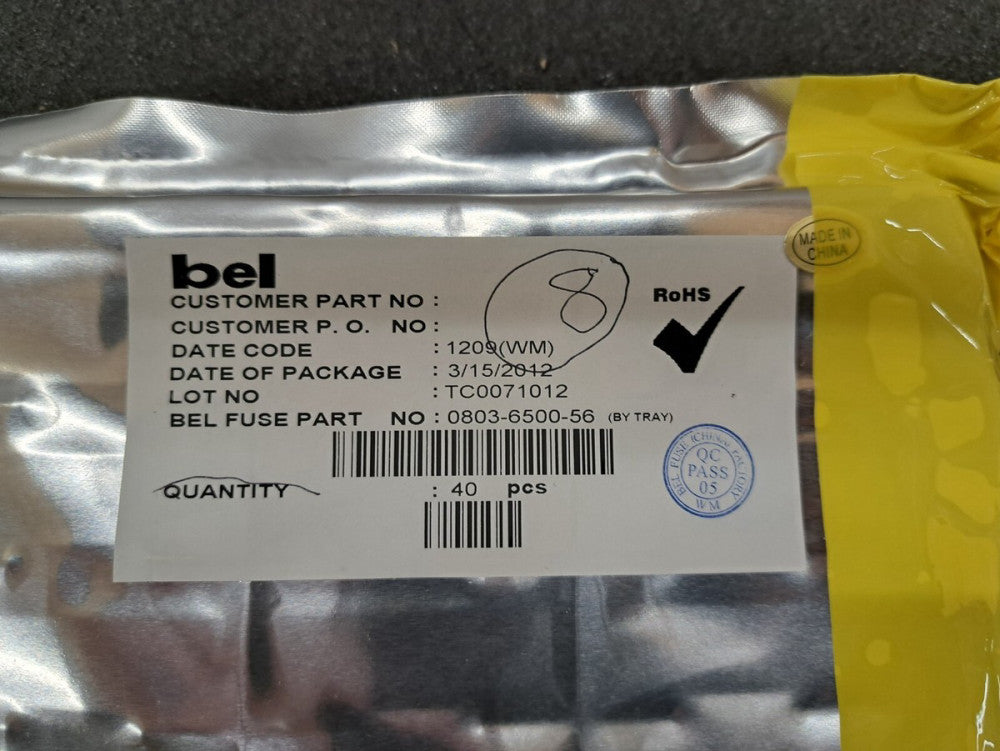 New, Bel Fuse, 0803-6500-56, IC TRNCVR LN INTF-T1 SIP-11 TX 1:24
