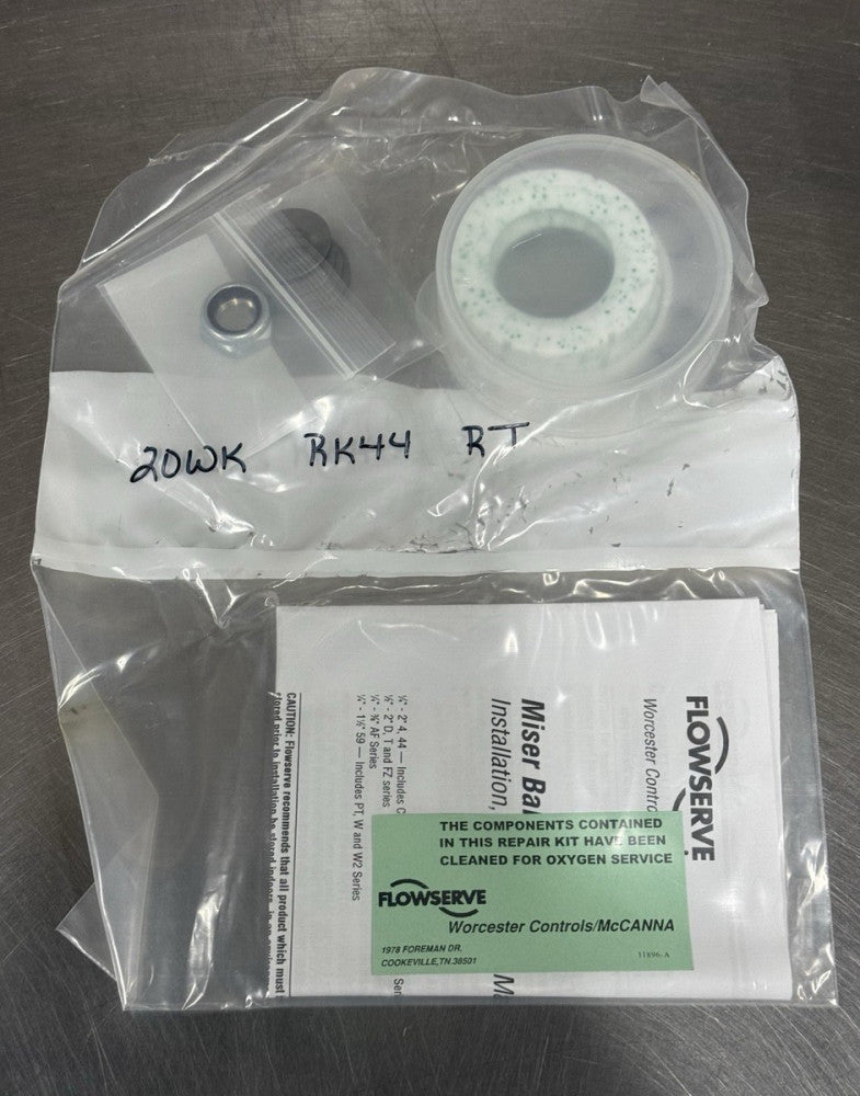 FlowServe 20WK RK44 RT - 2" Miser Ball Valve Rebuild Kit - New