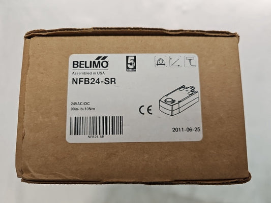 Belimo NFB24-SR 24VAC/DC Spring Return Damper Actuator 90in-lb/10Nm