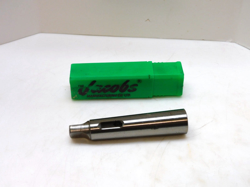 JACOBS MT2 INSIDE MT3 OUTSIDE MORSE TAPER REDUCING SLEEVE
