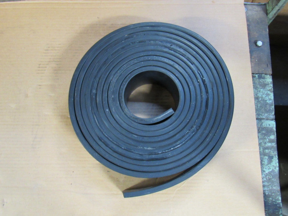 NEW NO NAME BLACK RUBBER NEOPRENE BELT BELTING ROLL 25' FT 4"W 1/2"TH