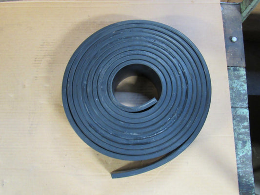 NEW NO NAME BLACK RUBBER NEOPRENE BELT BELTING ROLL 25' FT 4"W 1/2"TH