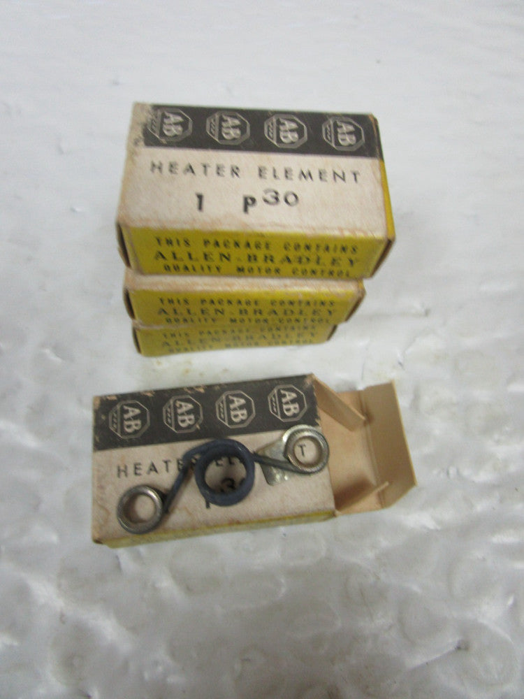NEW LOT OF 4  ALLEN BRADLEY P30 HEATER ELEMENT