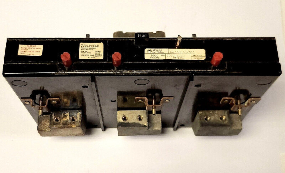 CUTLER HAMMER WESTINGHOUSE PB31600PRT 3 Pole 1600 AMP PB TRI-PAC Trip Unit