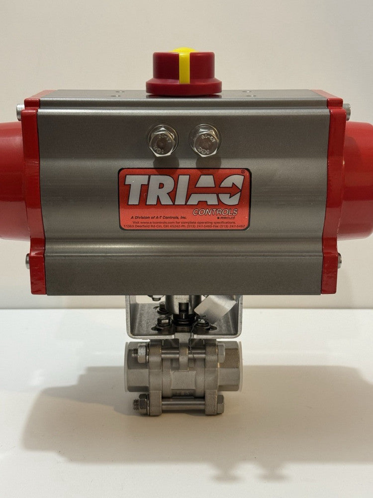 TRIAD Controls 55TX0752R3SXX - 2R80SR Spring Return Actuator on 3/4" Ball Valve