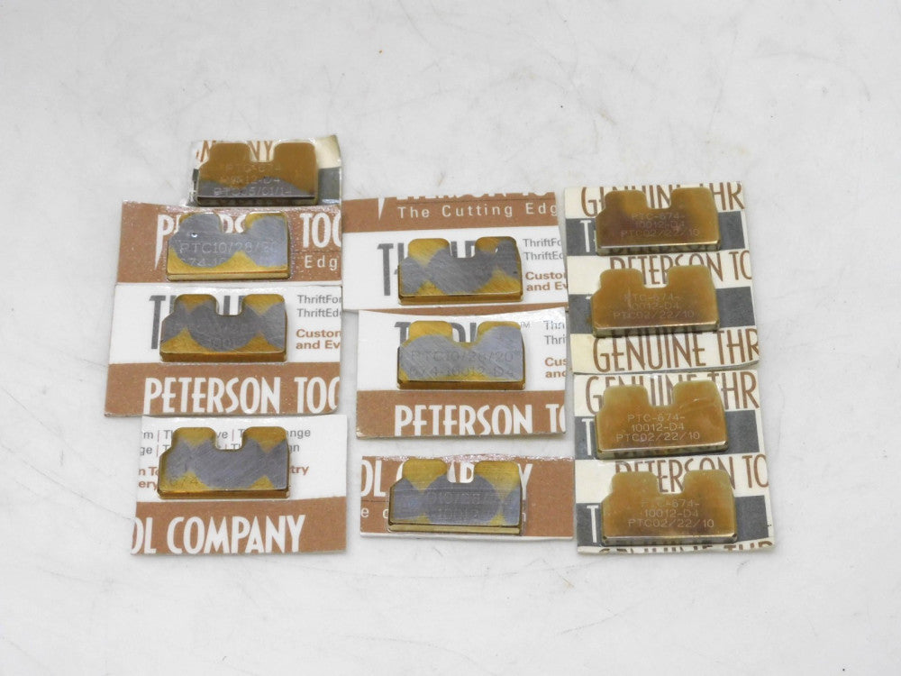 Peterson Tool PTC-674-10012-D4 Carbide Inserts Lot of 11