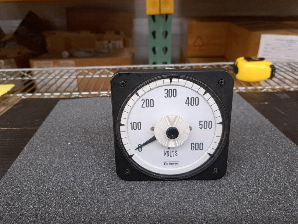 New, TE Connectivity, 077-05GA--SJSJ-C6, 4" 0-600V A/C PANEL METER