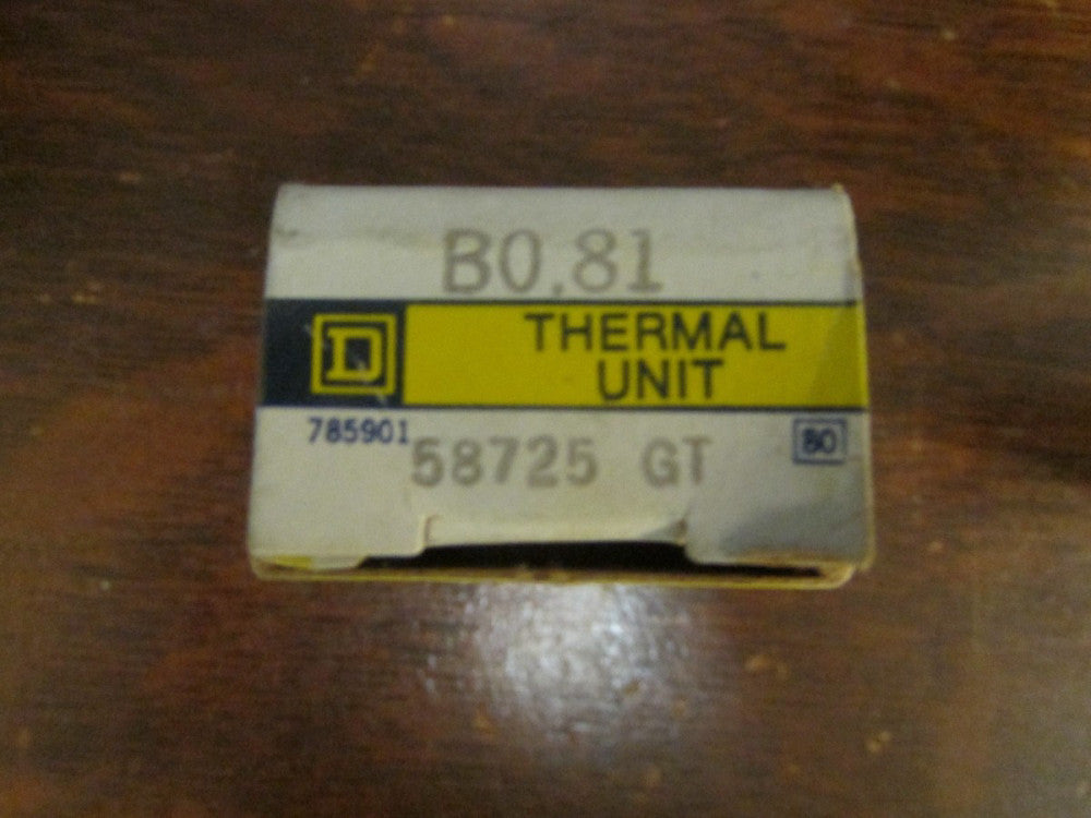 SQUARE D B0.81 Thermal Overload Relay Heater Element B0 81