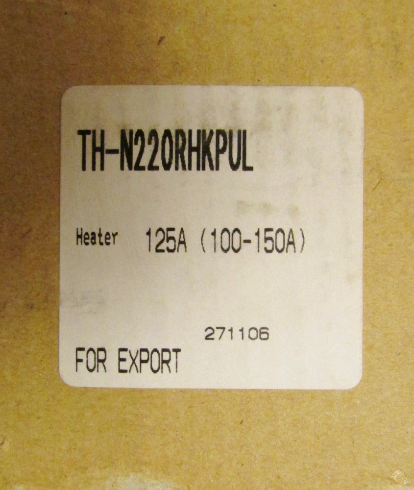 MITSUBISHI TH N220RHKPUL 100-150 Amp TH-N Overload Relay