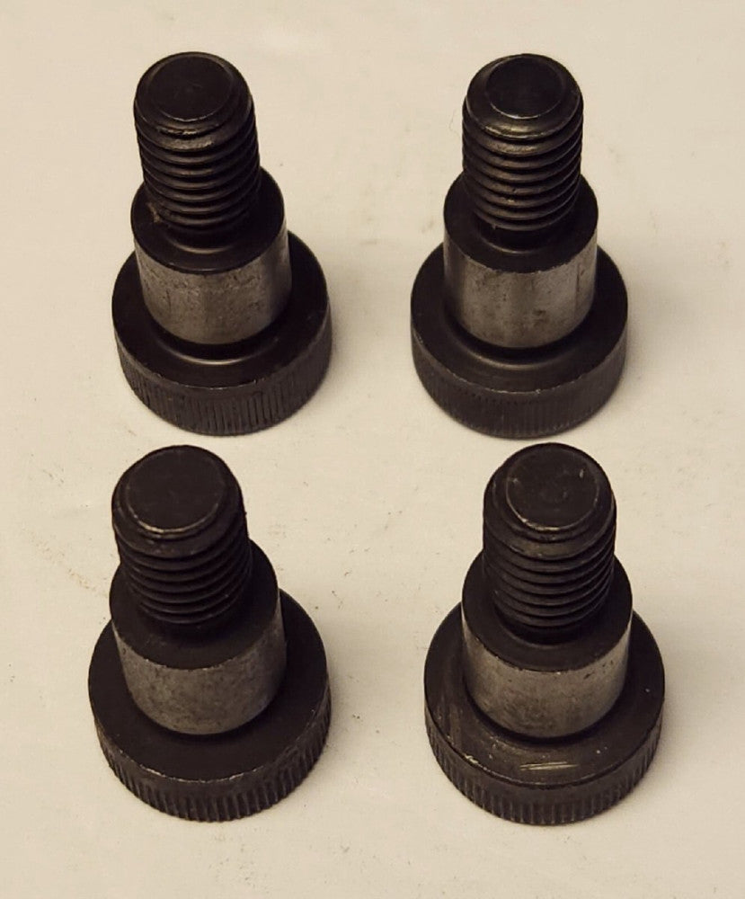 LOT OF 4 SOCKET SHOULDER SCREW 1/2X 1/2 BLACK Finish Alloy STEEL Allen Head Hex