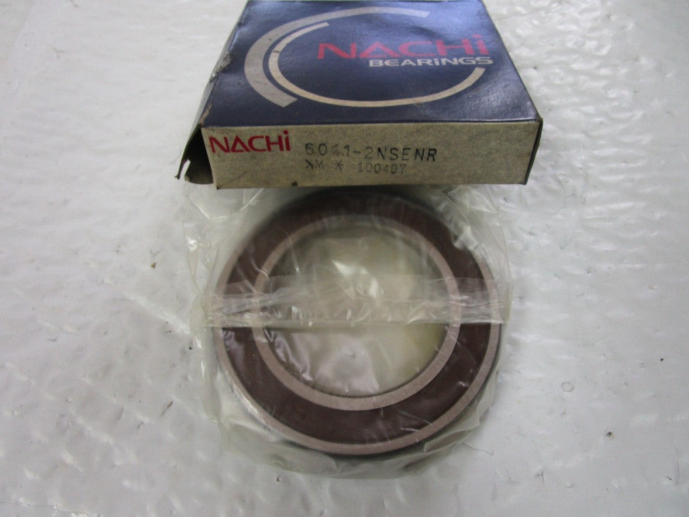 Nachi 6011 2NSENR Snap Ring Ball Bearing