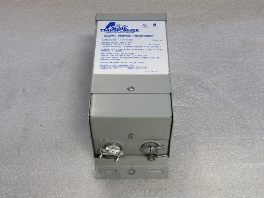Acme Transformer T-1-81050 1PH .25 KVA 120X240V PRI 12x24V SEC
