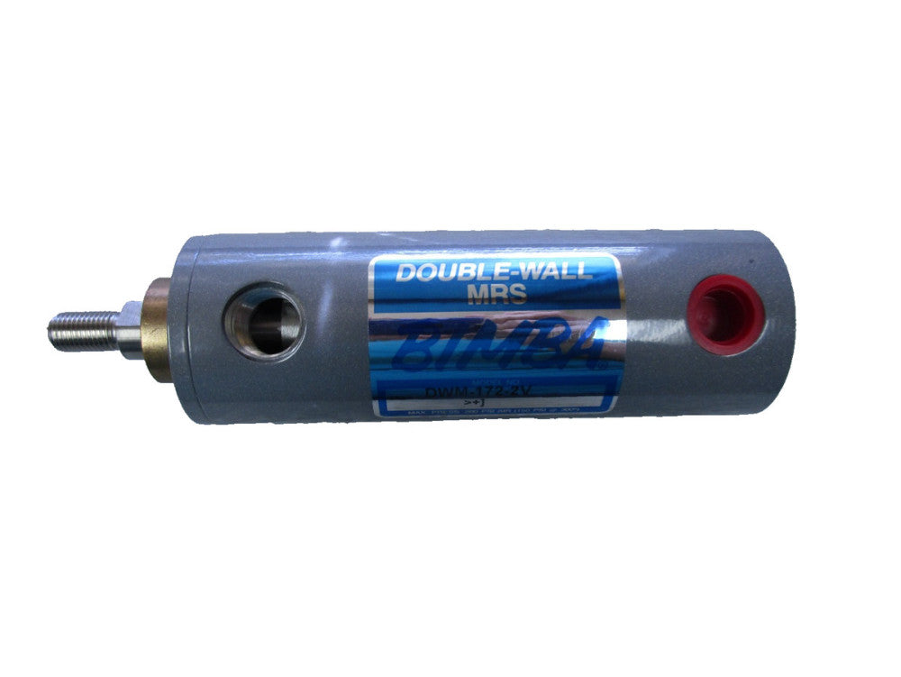 Bimba DWM-172-2V Double Wall MRS Pneumatic Cylinder 200 PSI 2" Stroke