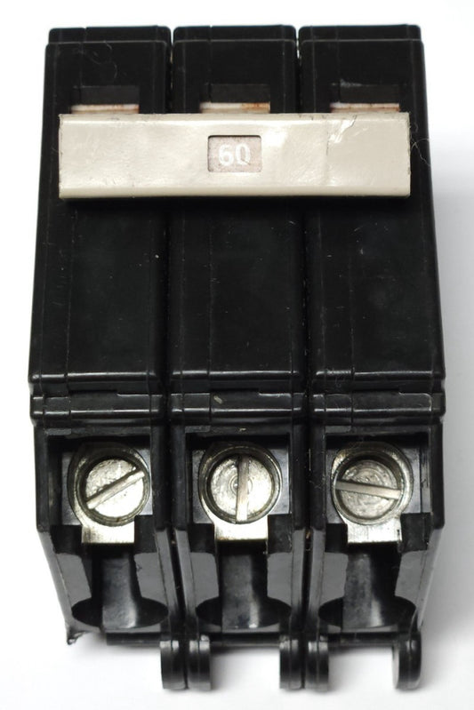 EATON CUTLER HAMMER CH360 3 Pole 60 AMP Type CH Circuit Breaker