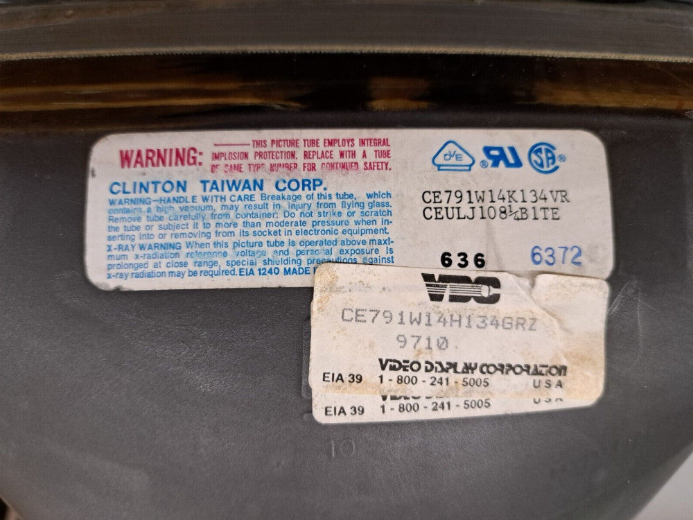 New, VDC, CE791W14H134GRZ, 14" CRT