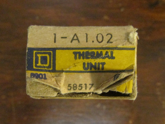 SQUARE D A1.02 Thermal Overload Relay Heater Element  A1 02 