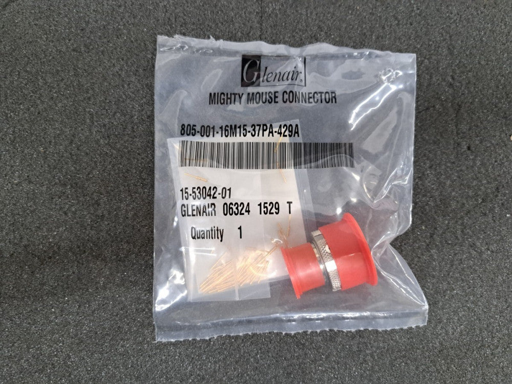 New, Glenair, 805-001-16M15-37PA-429A, Circular MIL Spec Connector 3STR PLG CONN