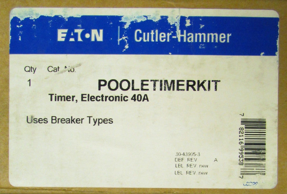 EATON CUTLER HAMMER POOLETIMERKIT Grasslin Controls GM40E B 120 GM40 Elec Timer