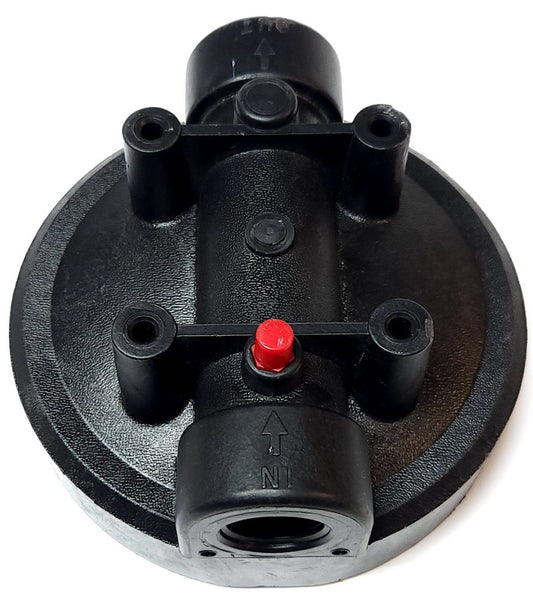 PENTEK GEEKPURE 6" Filter Housing CAP Water Flow Inlet Outlet 1.5" NPT