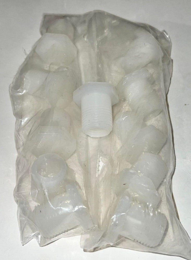 (LOT OF 11) NIBCO USAS PVDF CH80 1/2" Plastic Pipe Threaded Plug
