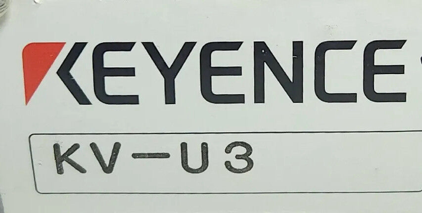 KEYENCE KV U3 Power Supply Module KV-U3 Input 100-240 VAC Output 24 VDC