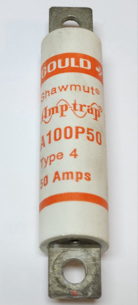 GOULD SHAWMUT A100P50 AMP TRAP 50 AMP 1000 VAC Bolt In Fuse