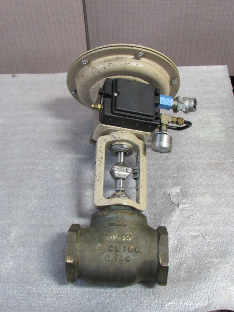 SAMSON ACTUATOR CONTROL VALVE 3277 CL300 B148 2" NPT - USED