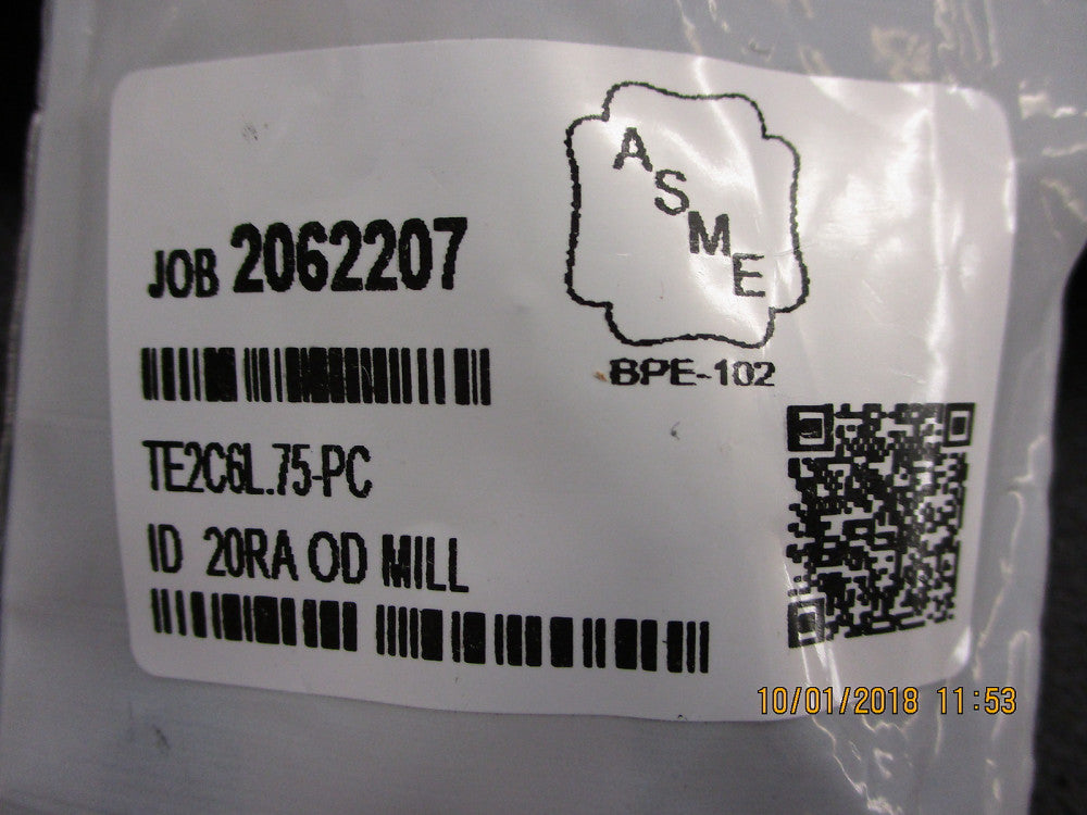 TE2C6L.75-PC Maxpure BPE Series 3/4 90 Degree Elbow, T316L BRAND NEW! LOT OF 4