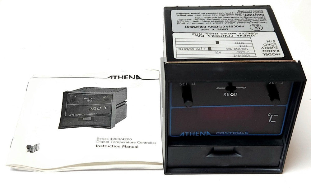 ATHENA 4200 B E Temperature Controller Processor 0-600°C 120 240 VAC