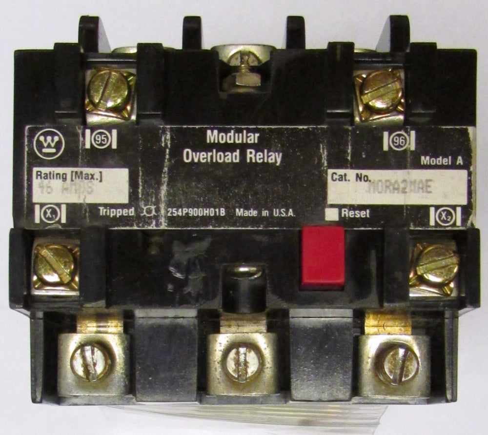Westinghouse MORA2MAE Size 2 Model A Modular Overload Relay 46 Amp 1373D02G38
