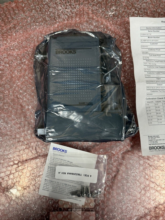 Brooks SLAMf Thermal Mass Flow MF50S/AZ06 SLAMF5031GJB1A2A1 , Gas: N2 - New