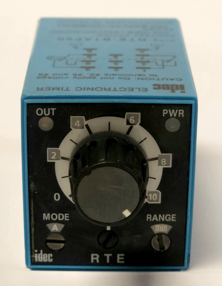 IDEC RTE B1AF20 Electronic Timer 100-240 VAC TIMING RELAY
