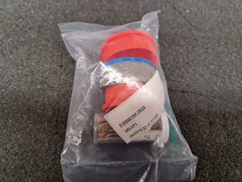 New, Deutsch, D38999/26FJ35SA, Circular MIL Spec Connector DTS 128C 128#22D