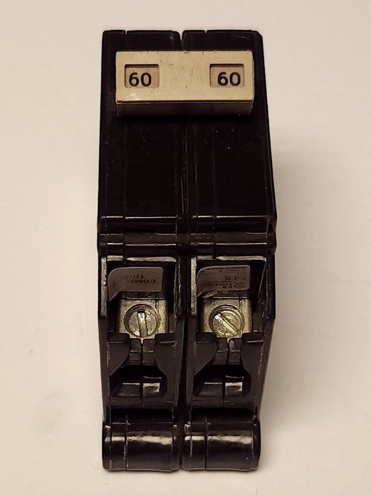 EATON CUTLER HAMMER CH260 2 Pole 60 AMP Type CH Circuit Breaker