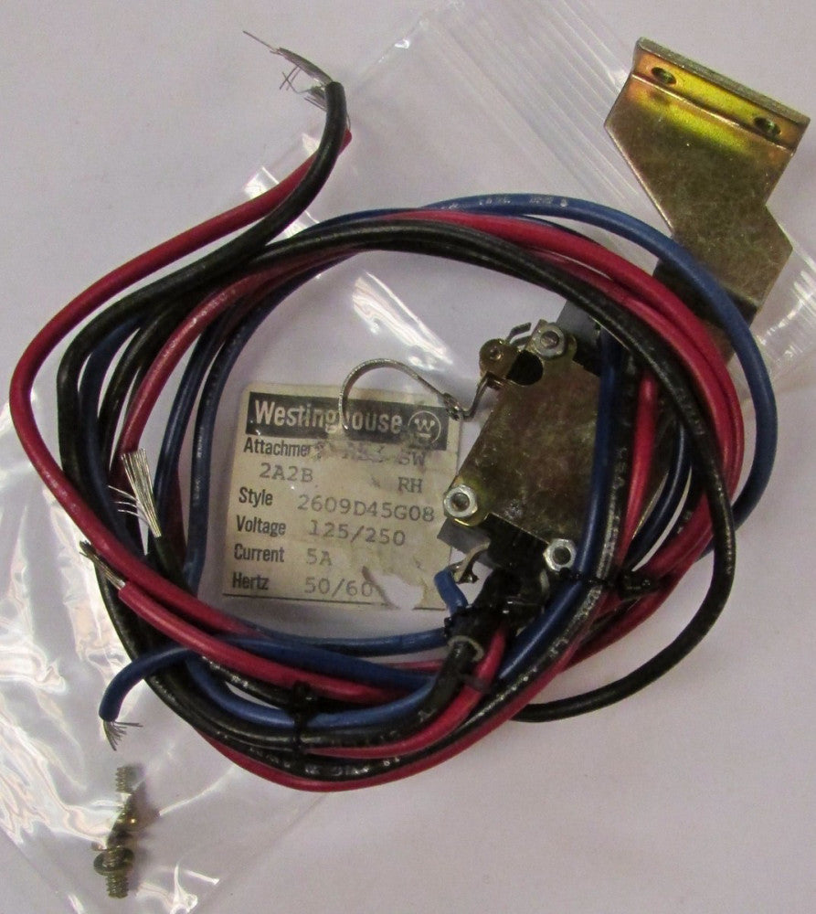 WESTINGHOUSE KB JB Breaker 2A 2B Auxiliary Switch RH 2609D45G08