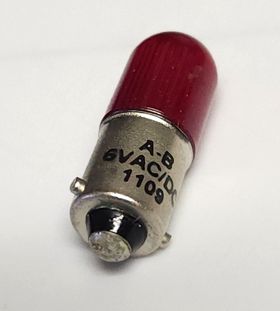 ALLEN BRADLEY 800T N318R 6 VAC VDC Red Pilot Light Lamp Bulb