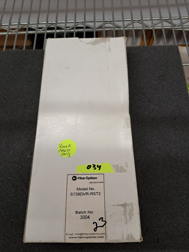 New, GE, S739DVR-RST2, Video with Up-The-Coax Data, Rx, Rack ONLY