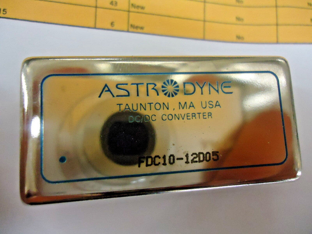 BRAND NEW! ASTRODYNE, FDC10-12D05, 10W DC/DC, REG/ISO