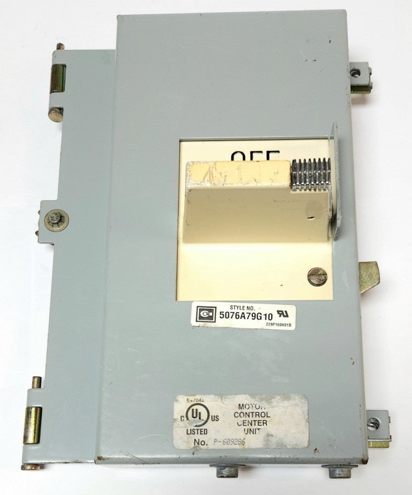 CUTLER HAMMER WESTINGHOUSE CMCU400KD 5076A79G10 MCC Type JA KA LB KD Breaker