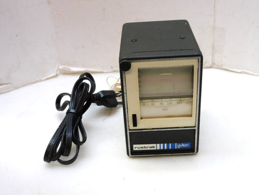 GULTON RUSTRAK 0-200 PSI 2162 VINTAGE CHART LOGGER RECORDER 115V 60Hz