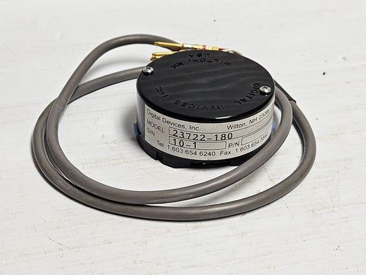 DIGITAL DEVICES OPTICAL ENCODER 23722-180 23722180 - USED