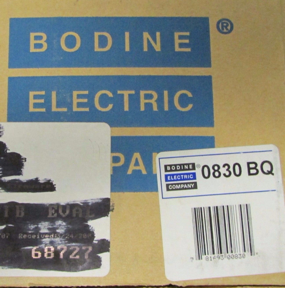 Bodine Electric Co 0830 BQ Model 830 Scr Speed Control For Dc Drive