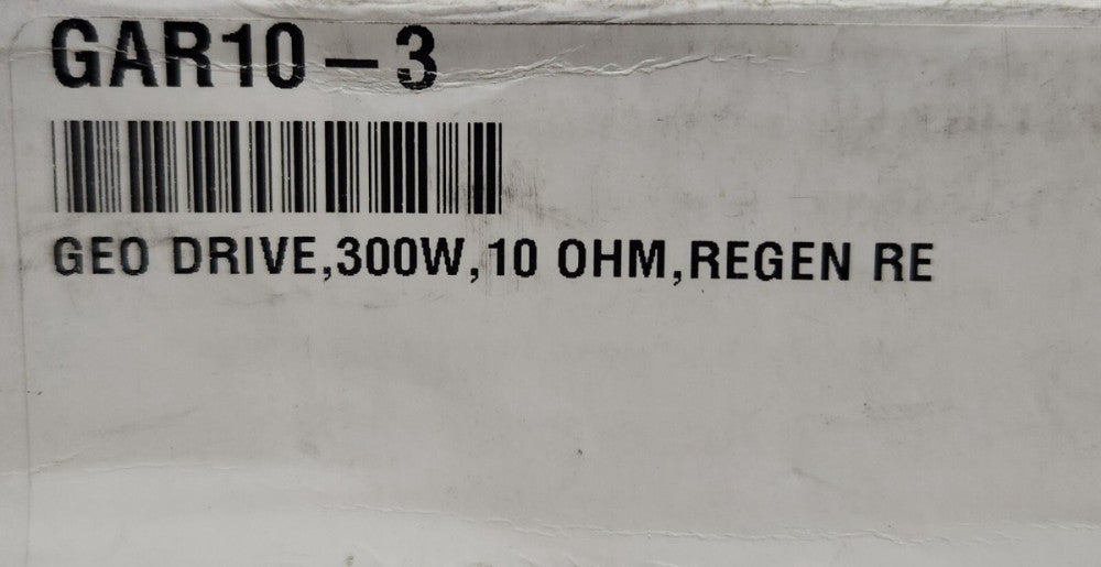 OMRON Delta TAU GAR10 3 Geo Drive 300 Watt 10 ohm Max Shunt Regen RE