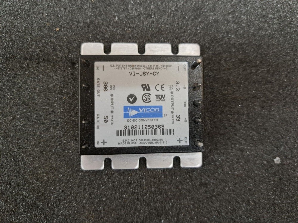 New, Vicor, VI-J6Y-CY, DC DC CONVERTER 3.3V 33W