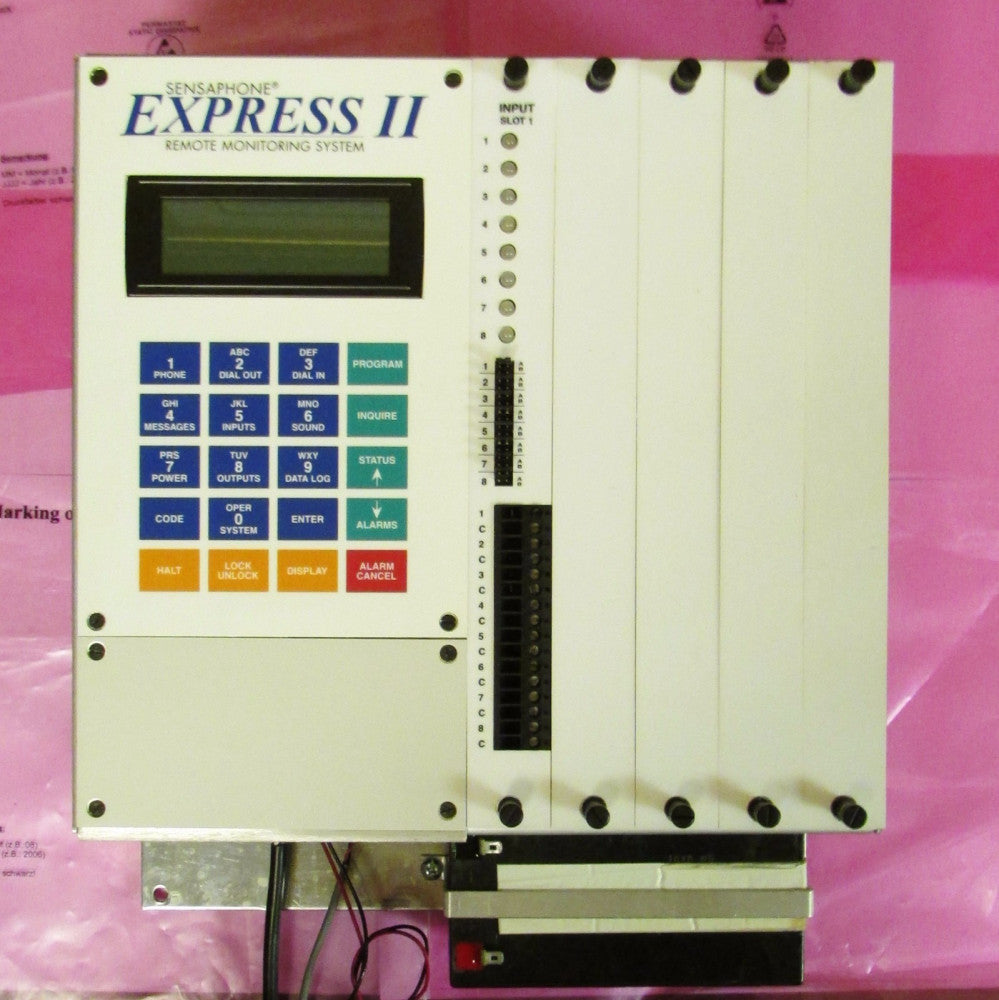 SENSAPHONE EXPRESS II  Remote Monitoring System with 8 Channel  Intput Module