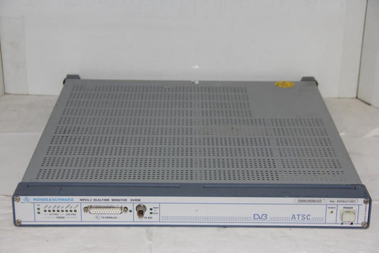 ROHDE & SCHWARZ 2068.8580.02 DVRM MPEG2 Realtime Monitor