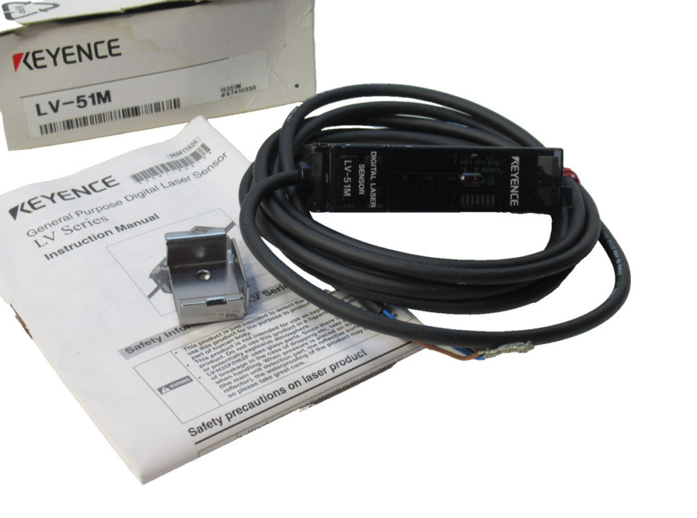 Keyence LV-51M , LV51M Digital Laser Sensor (New)
