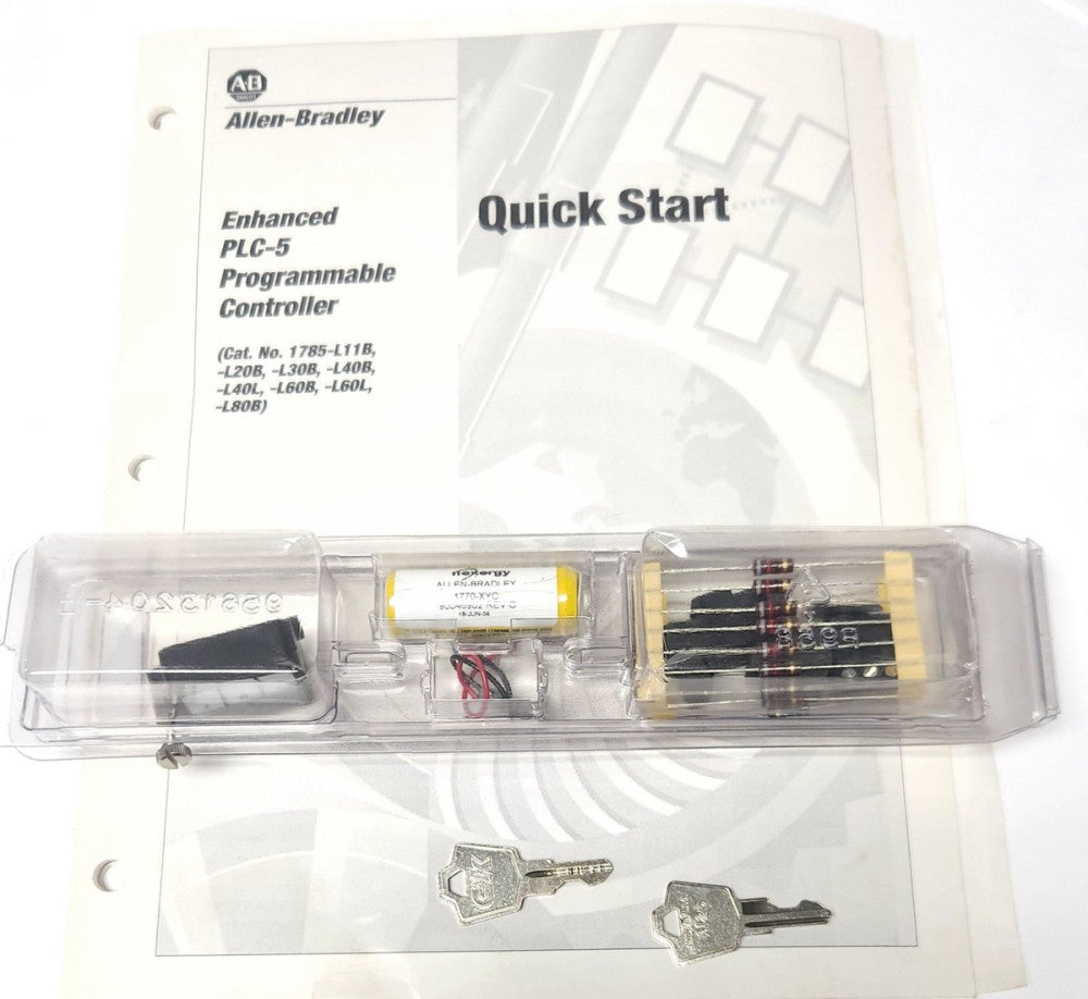 ALLEN BRADLEY 1785 L60B Enhanced PLC-5 Programmable Controller KIT Quick Start