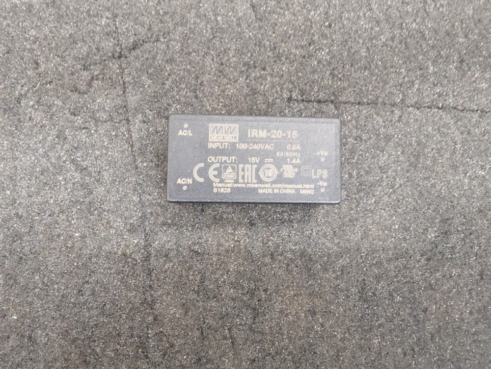New, Meanwell, IRM-20-15, AC/DC CONVERTER 15V 21W