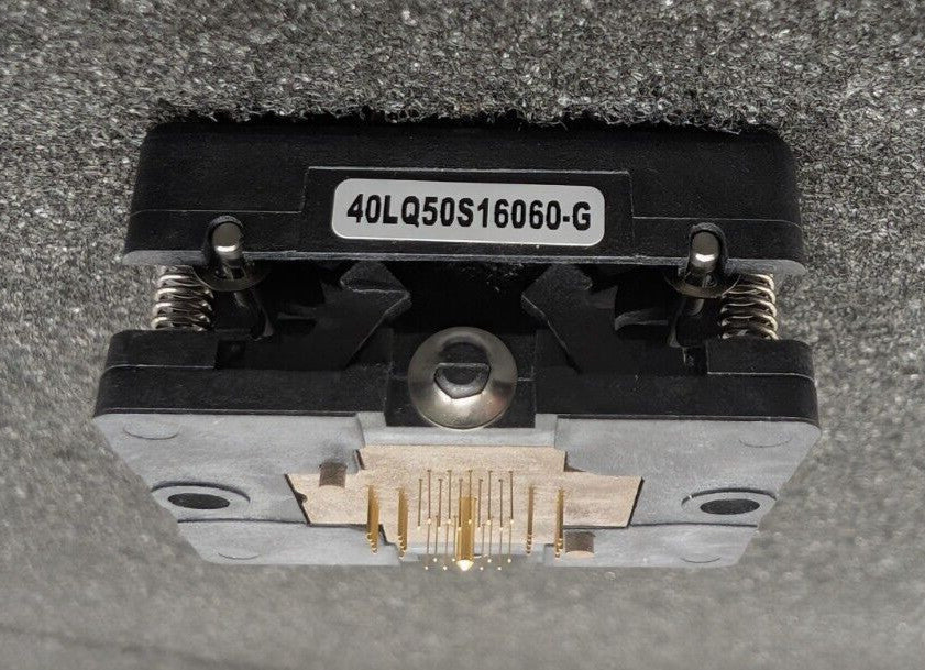New, Plastronics, 40LQ50S16060-G, 40-Pin IC Burn-In/Test Socket